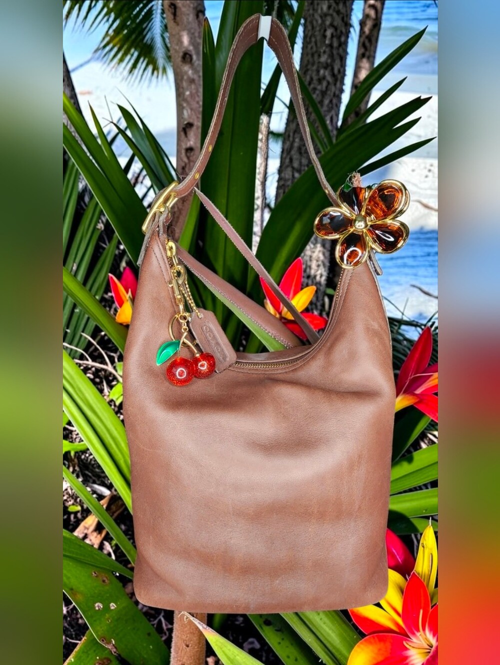 Vintage Coach Legacy West Hobo  Glove-Tanned Cowhide Bag Style E1D-9823